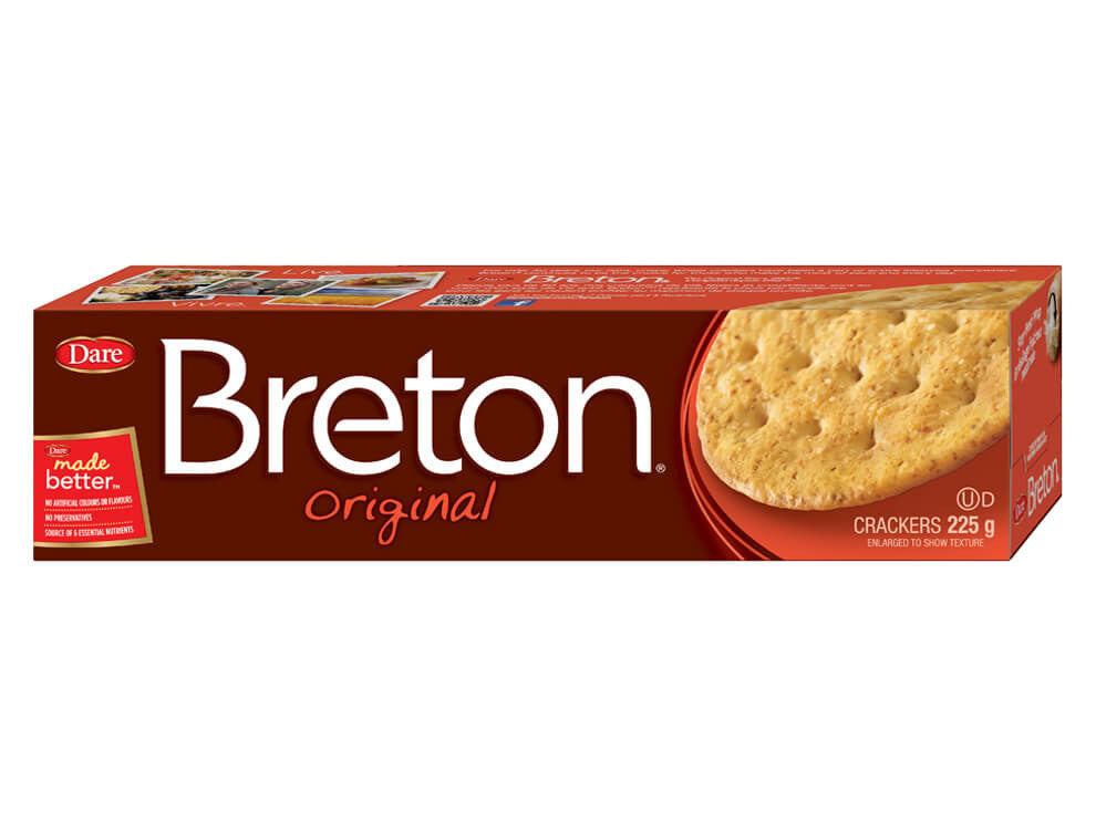 Dare Variety Pack Crackers, Breton & Vinta Crackers, 5pk, 1.15kg/2.5 lbs., {Imported from Canada}