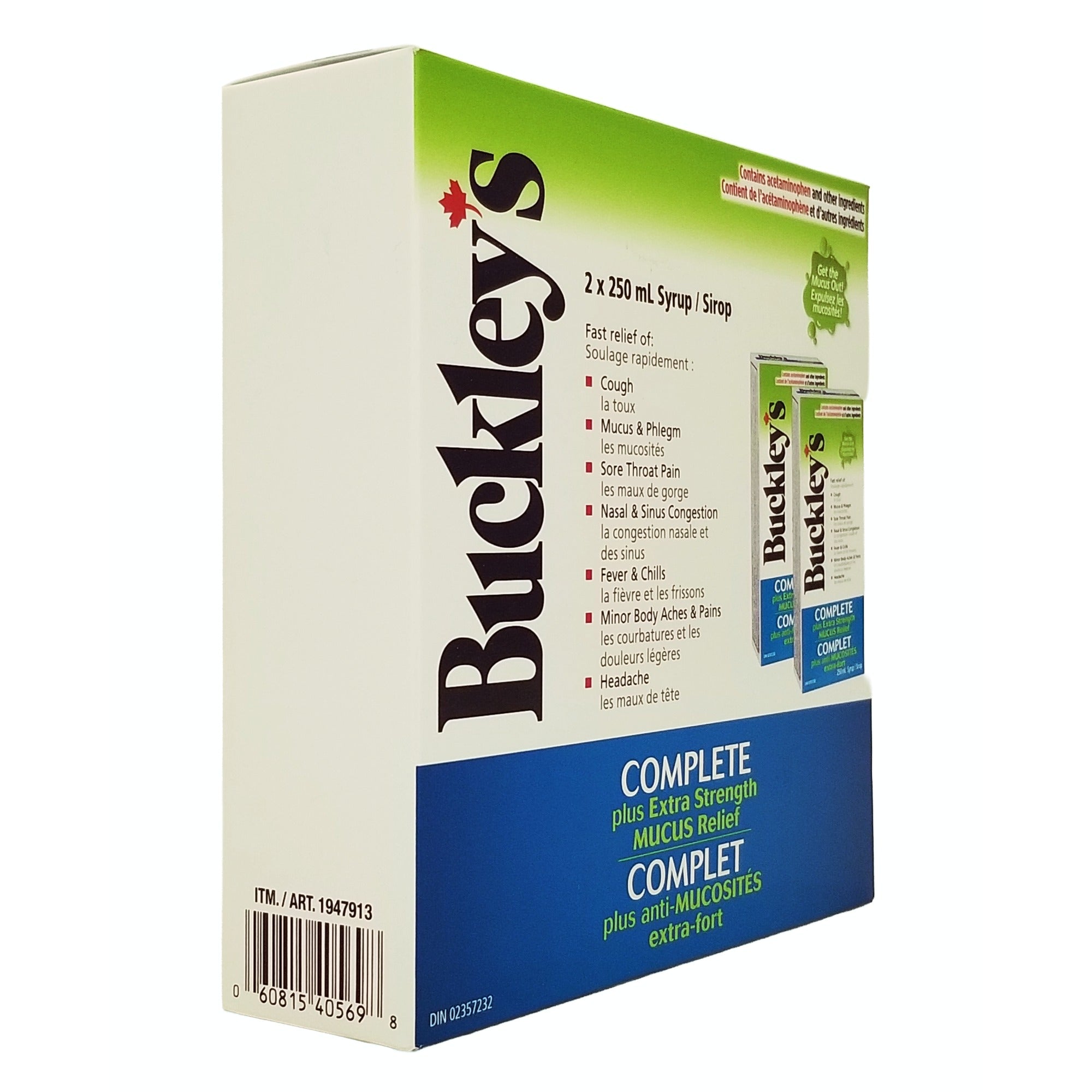 Buckley's Complete Plus Extra Strength Mucus Relief Syrup - 2x250mL