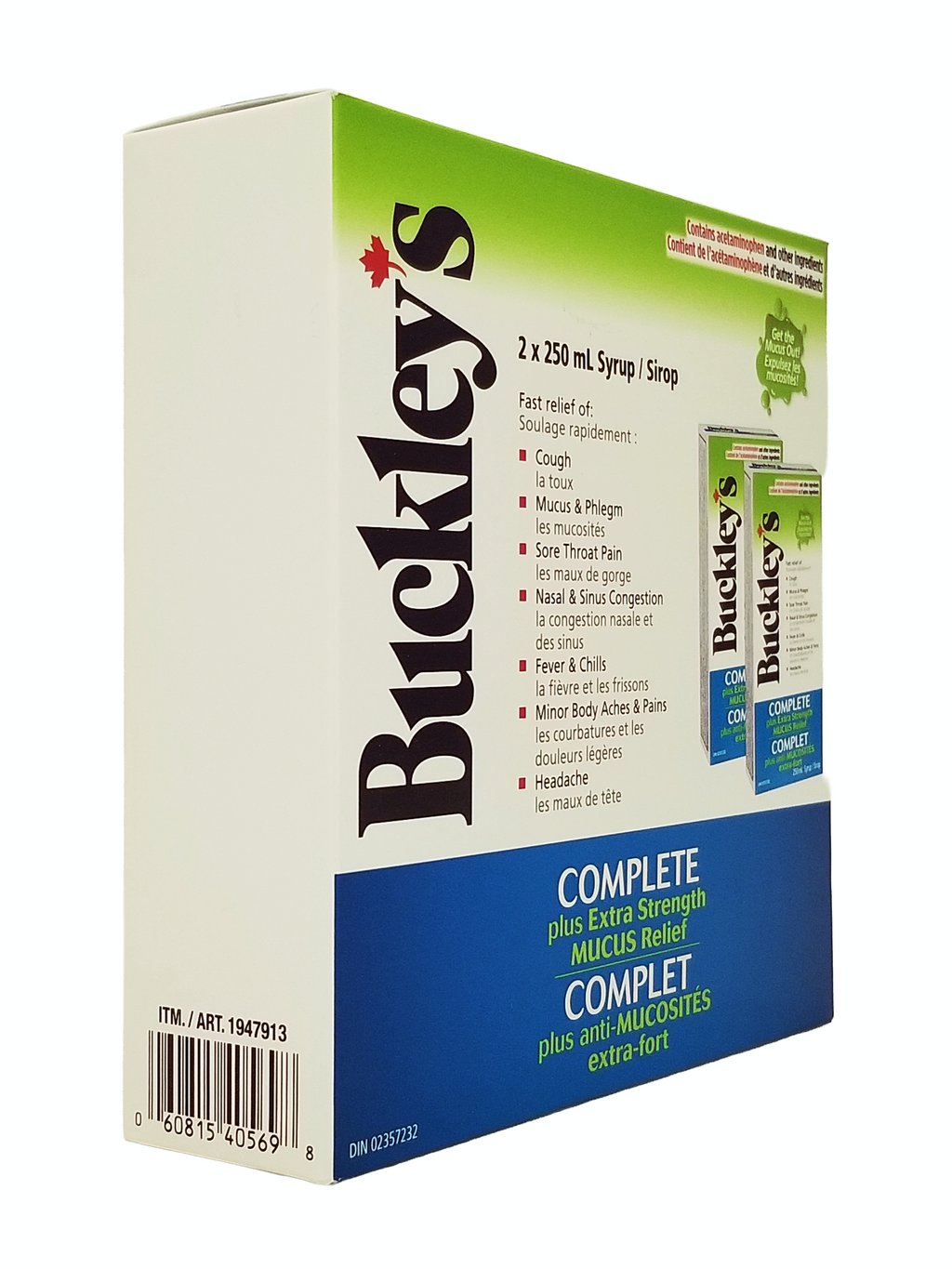 Buckley's Complete Plus Extra Strength Mucus Relief Syrup - 2x250mL