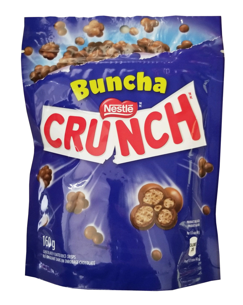 Nestle Buncha Crunch Bag,  160g/5.6 oz., {Imported from Canada}