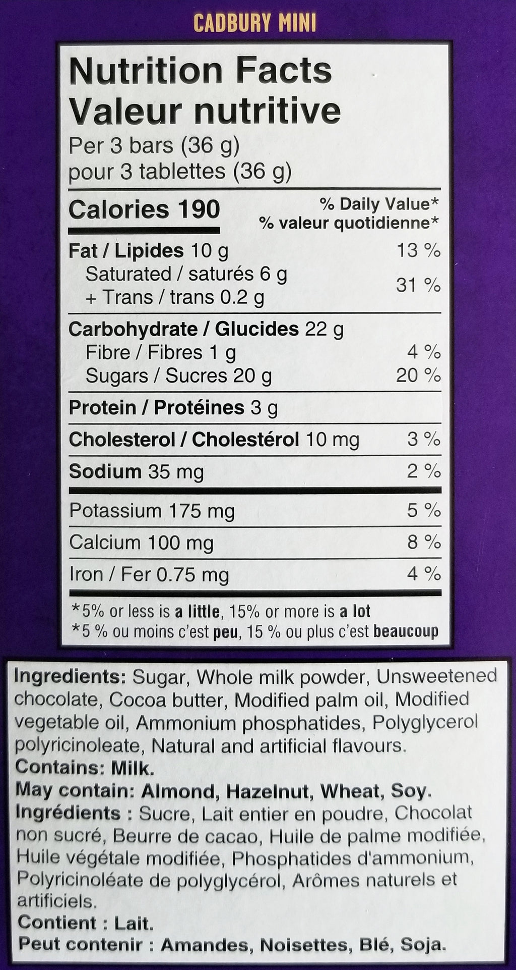 Cadbury Chocolate Fun Treats, Original & Oreo Dairy Milk Chocolate Bars, 45 count, 593g/20 oz. Box {Imported from Canada}