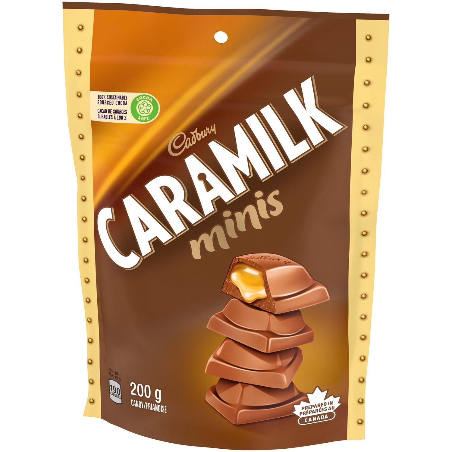 Cadbury Caramilk Minis - Bite Sized 200g Right Angle