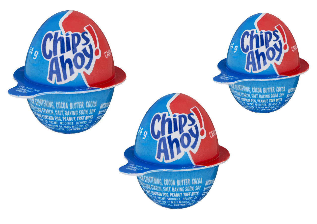 Chips Ahoy Chocolate Eggs Set of 3 Candy 34 gram each