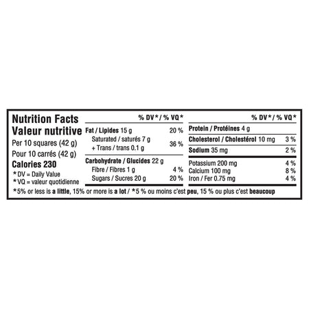 Cadbury Dairy Milk Hazelnut Chocolate, 100g Bar Nutrition Facts