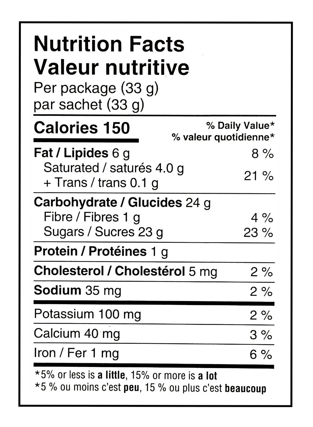 Cadbury Milk Chocolate Micro Mini Eggs, 48x33g, 1.5kg/3.5 lb. - Nutrition Facts Label