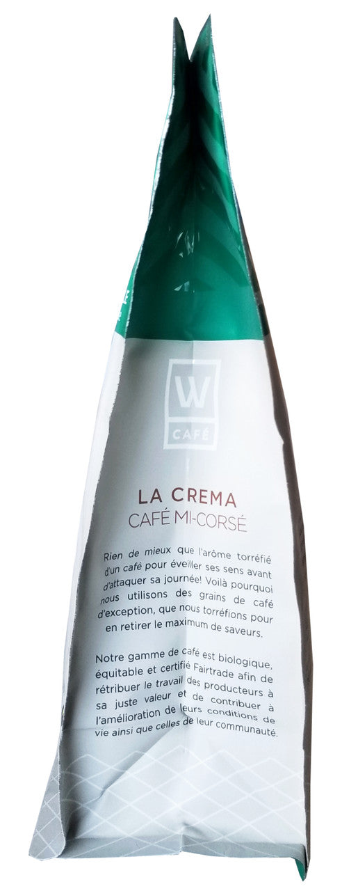 Cafe William Organic La Crema Medium Ground Coffee, 340g/12 oz. Bag {Imported from Canada}