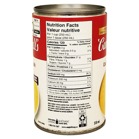 Campbell's Butternut Squash Soup Ready to Serve 510 ml (17.2 fl oz)