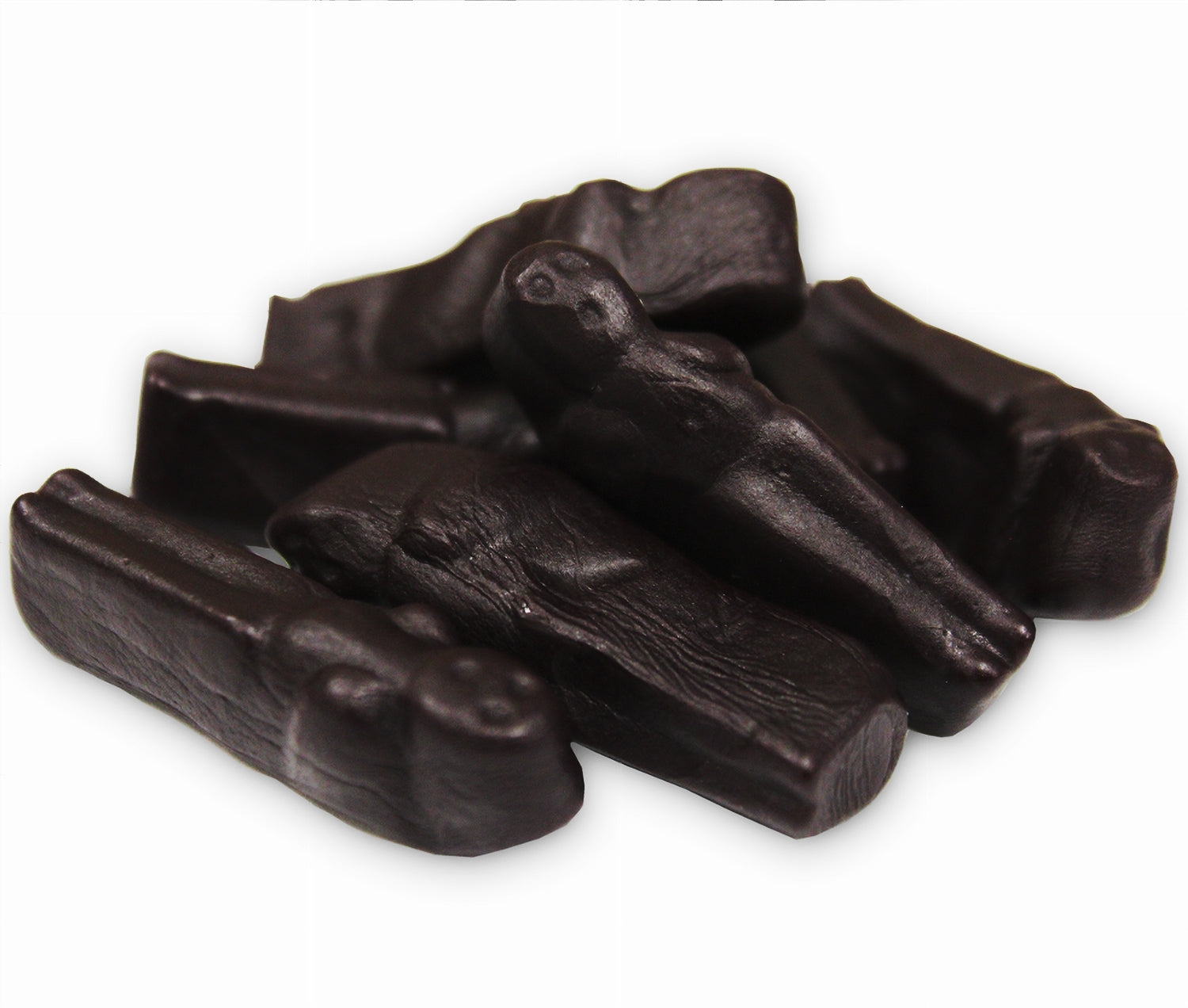 Canada Candy Licorice Buddies gummy candies close-up – assorted licorice flavors