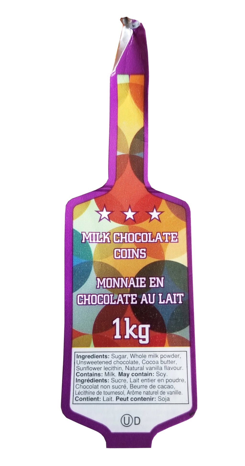 Canadian Milk Chocolate Coins, 1kg/2.2 lbs. Bag {Imported from Canada}