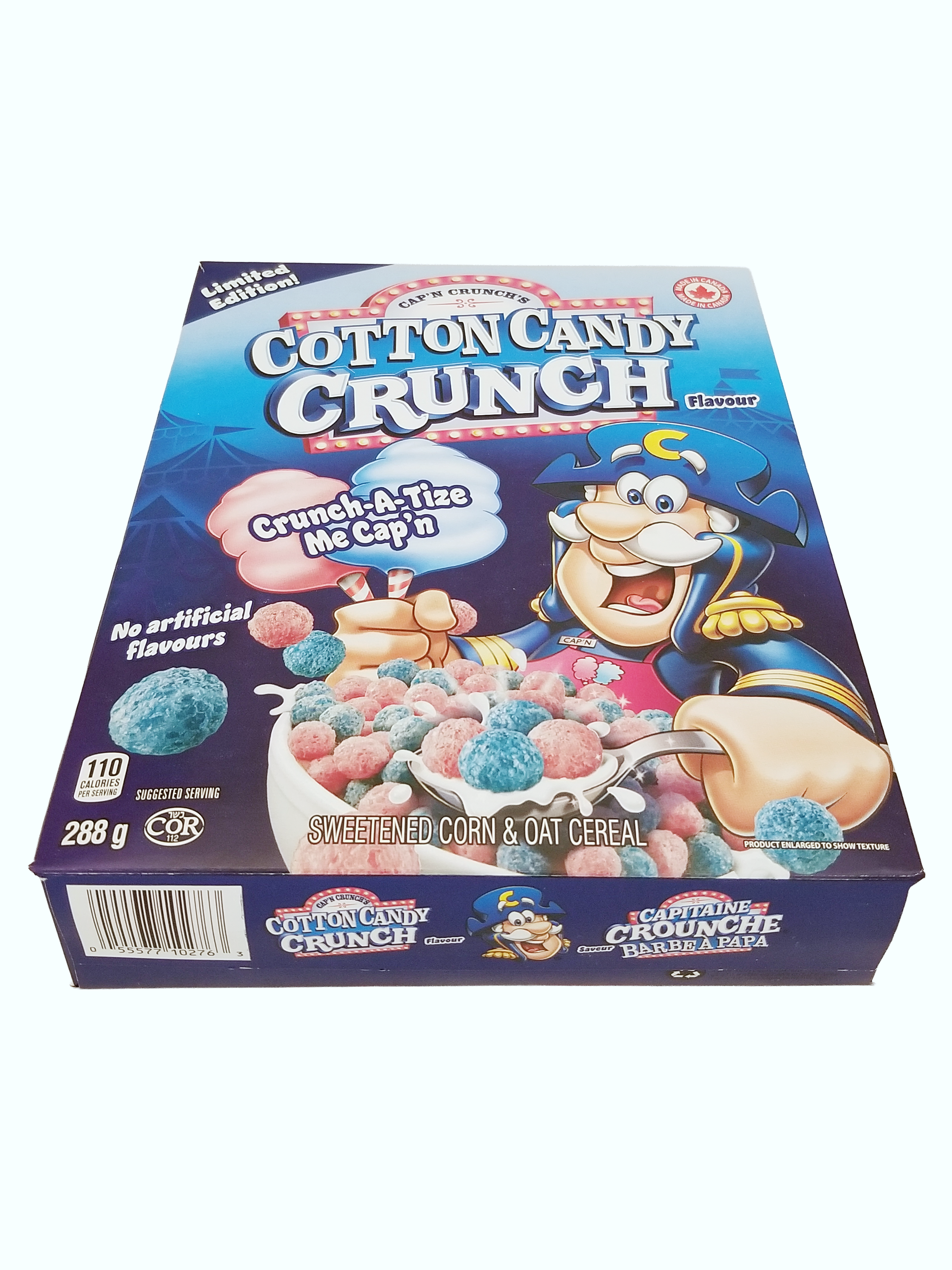 Cap'n Crunch Cotton Candy Crunch Cereal, 288g/10.1 oz