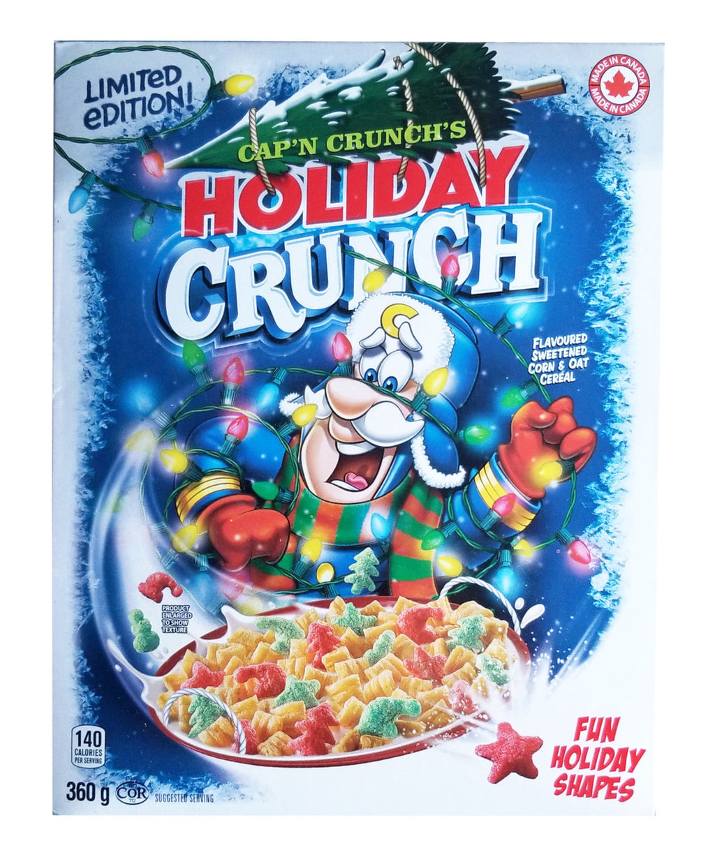 Cap'n Crunch's Holiday Crunch Cereal, 360g/12.6 oz., {Imported from Canada}