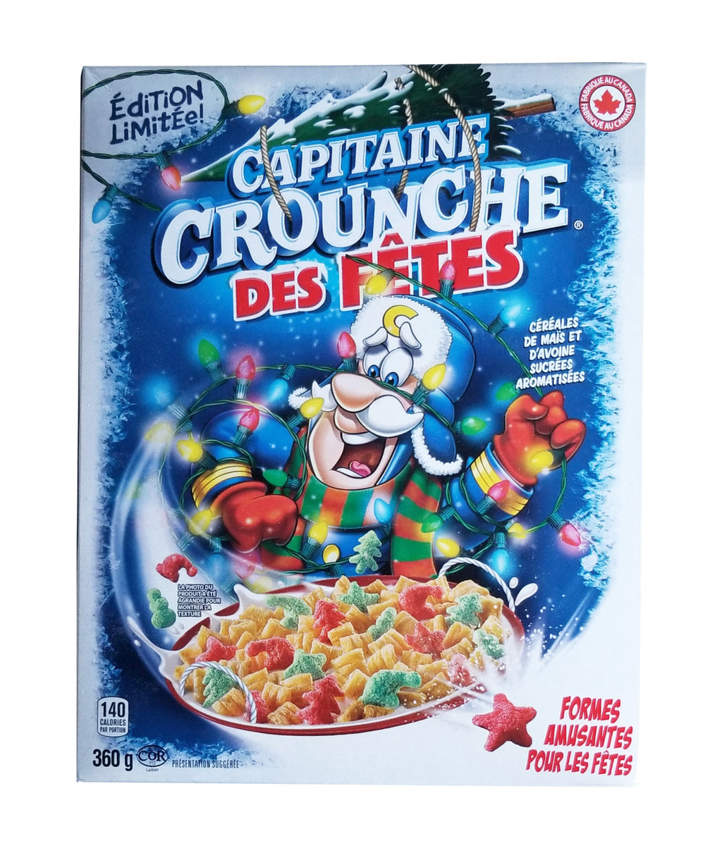 Cap'n Crunch's Holiday Crunch Cereal, 360g/12.6 oz., {Imported from Canada}