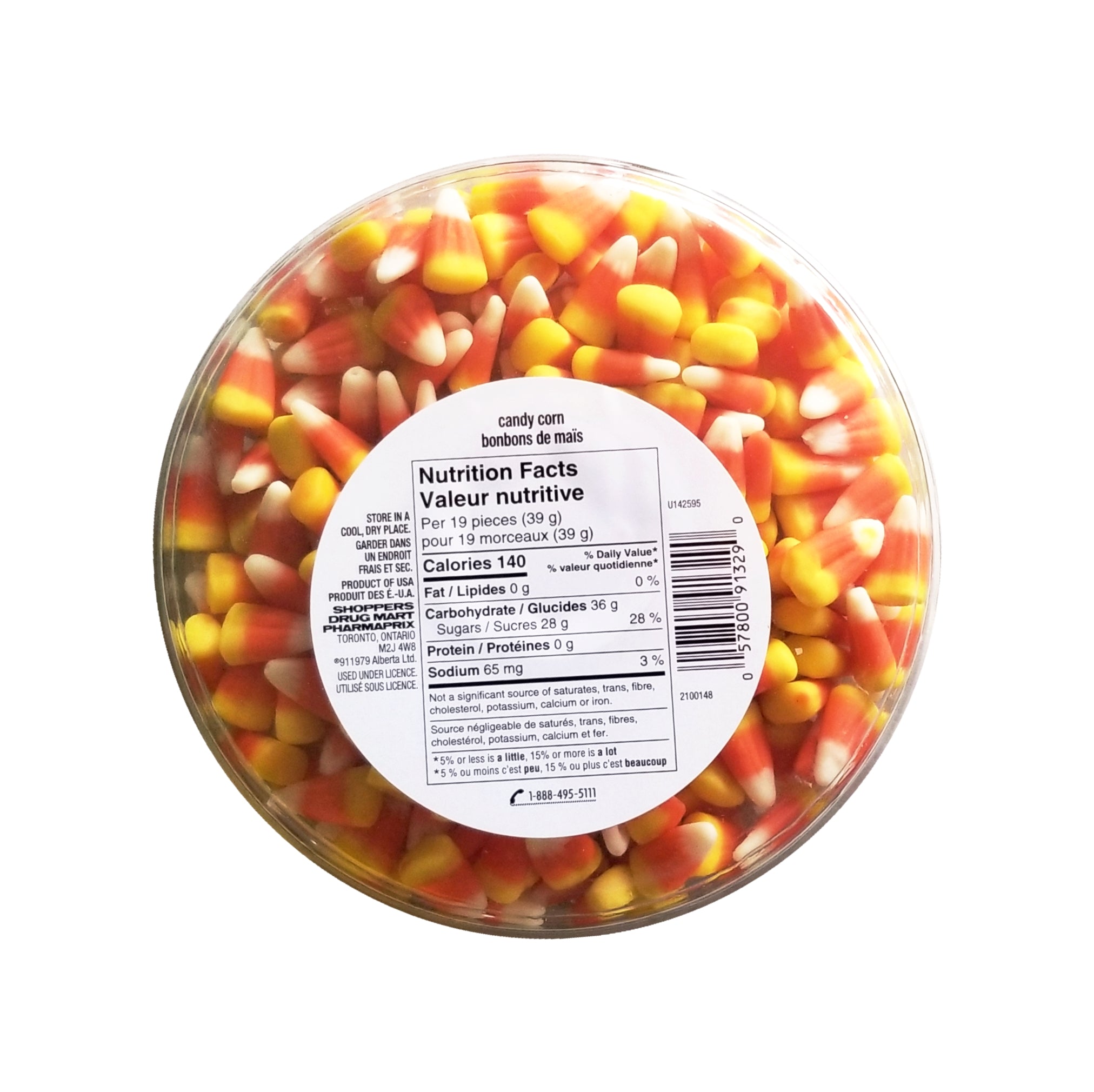 Carnaby Sweet Candy Corn, Halloween Candy, 375g/13 oz. Package {Imported  from Canada}