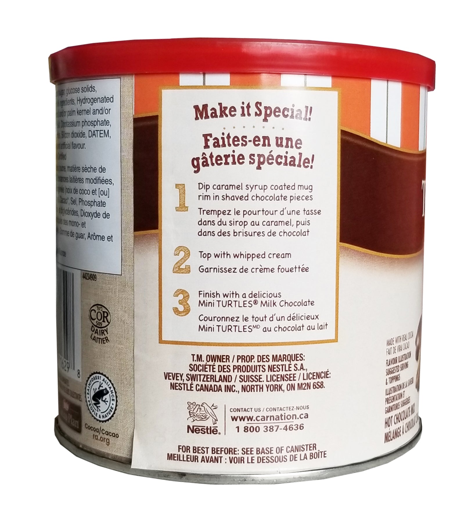 Nestle Carnation Turtles Hot Chocolate Mix, 400g/14 oz