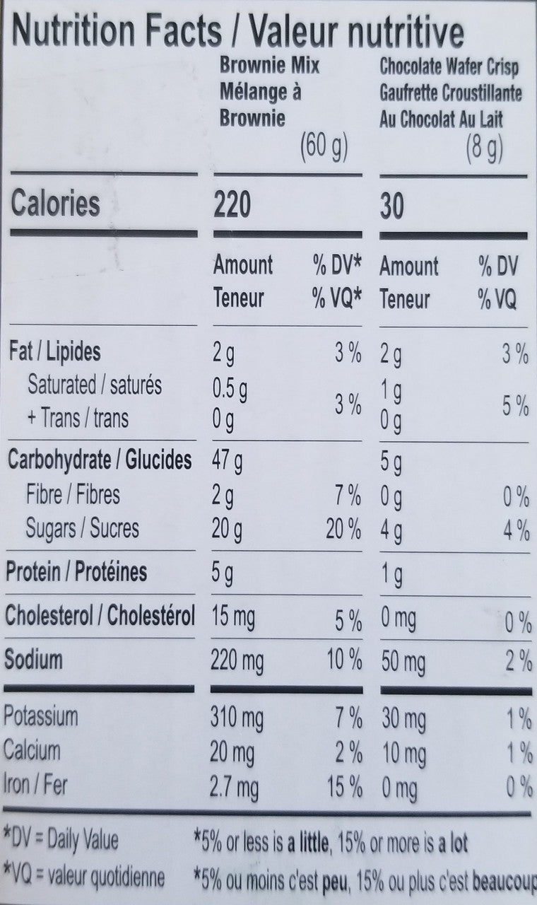 Cast Iron Skillet Kit Kat Brownie Baking Kit, 76g/2.7oz., {Imported