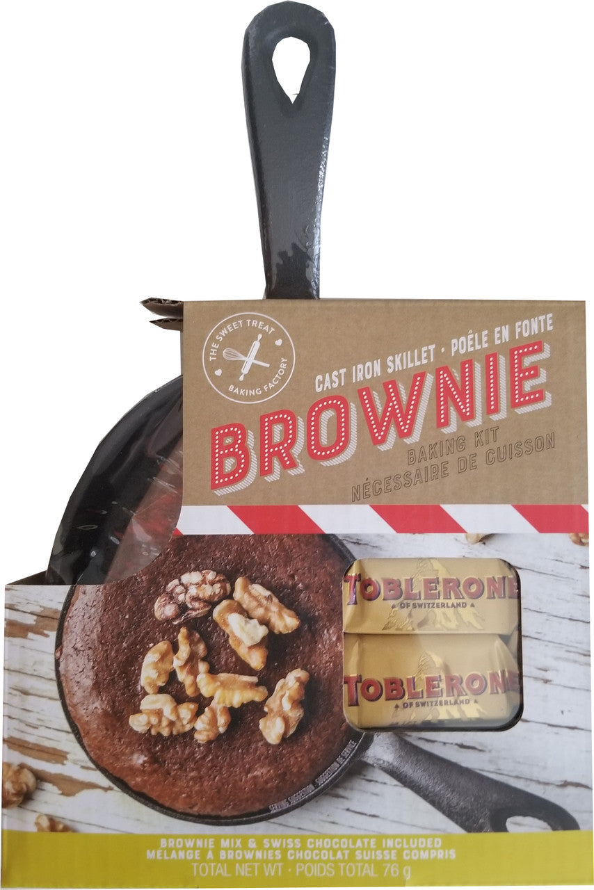 Cast Iron Skillet Toblerone Brownie Baking Kit, 76g/2.7oz., {Imported from Canada}