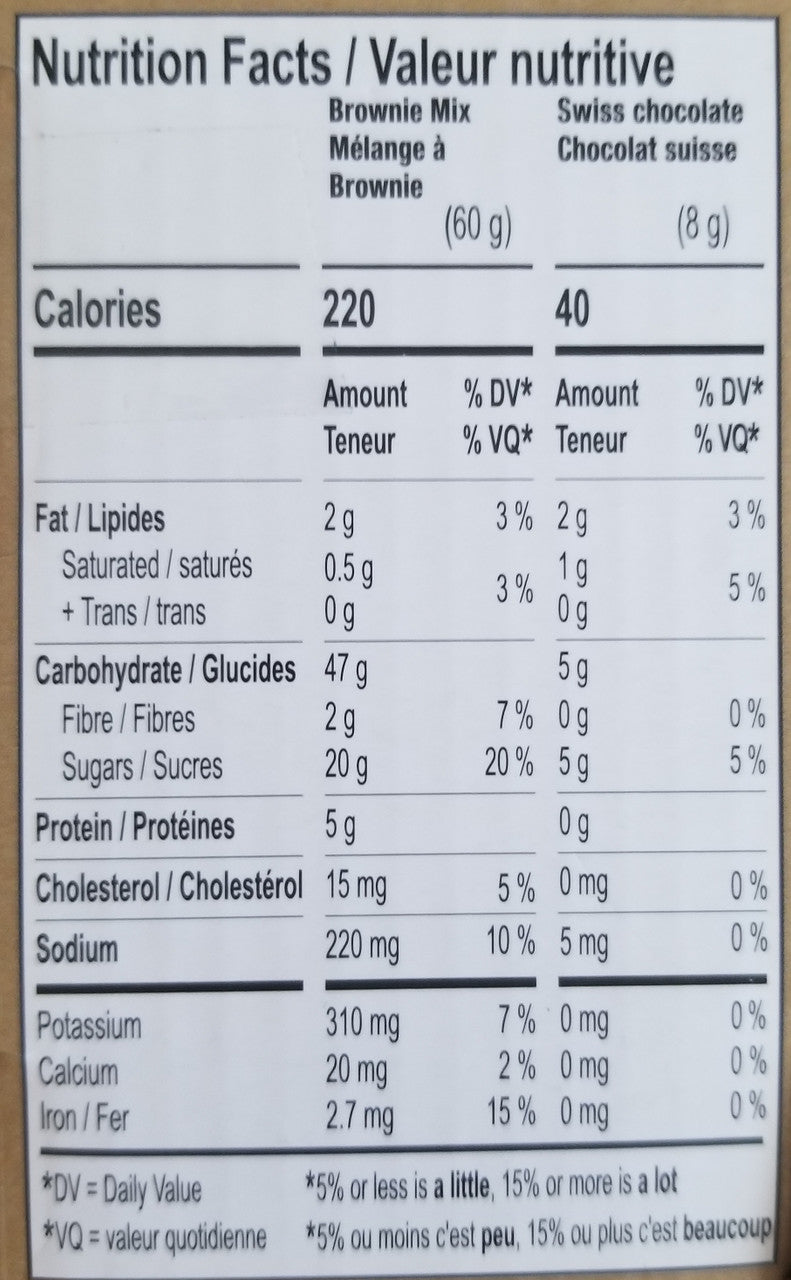 Cast Iron Skillet Toblerone Brownie Baking Kit, 76g/2.7oz., {Imported from Canada}