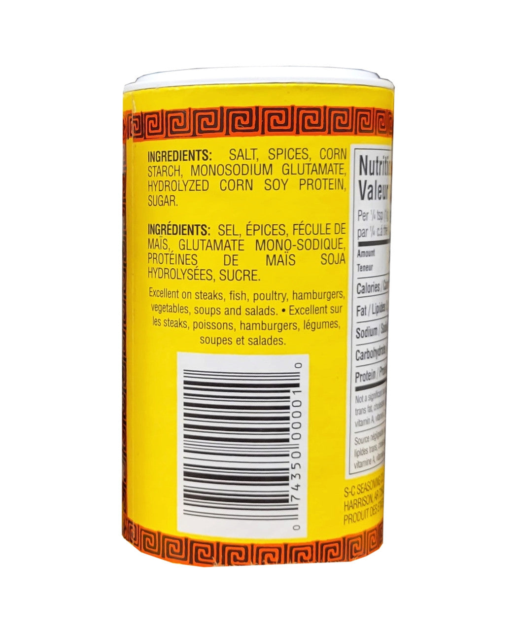 Cavender's All Purpose Greek Seasoning, 92g/3.2 oz., Bottle {Imported from  Canada}