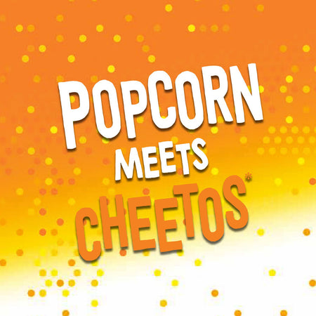 Cheetos Popcorn Cheddar Flavor, 180g/6.3 oz Bag Cover