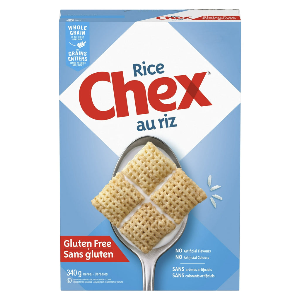 Chex Gluten Free Rice Cereal, 340g/12 oz Box