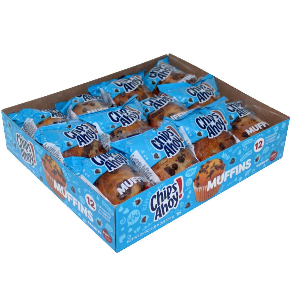 Two Bite Chips Ahoy! Muffins 12ct