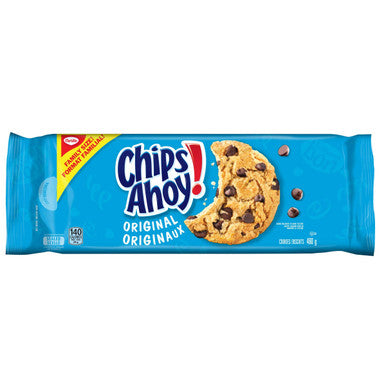 Chips Ahoy! Original Chocolate-Chip Cookies, 460g/16.2oz Top Side