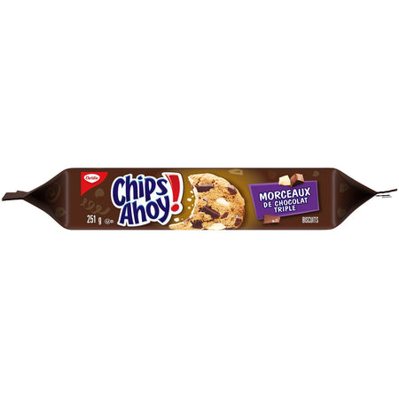 Christie Chips Ahoy Triple Chocolate Chunks Chip Cookies, 251g/8.9oz Side