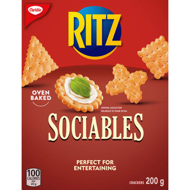 Christie Ritz Sociables Crackers, 200g