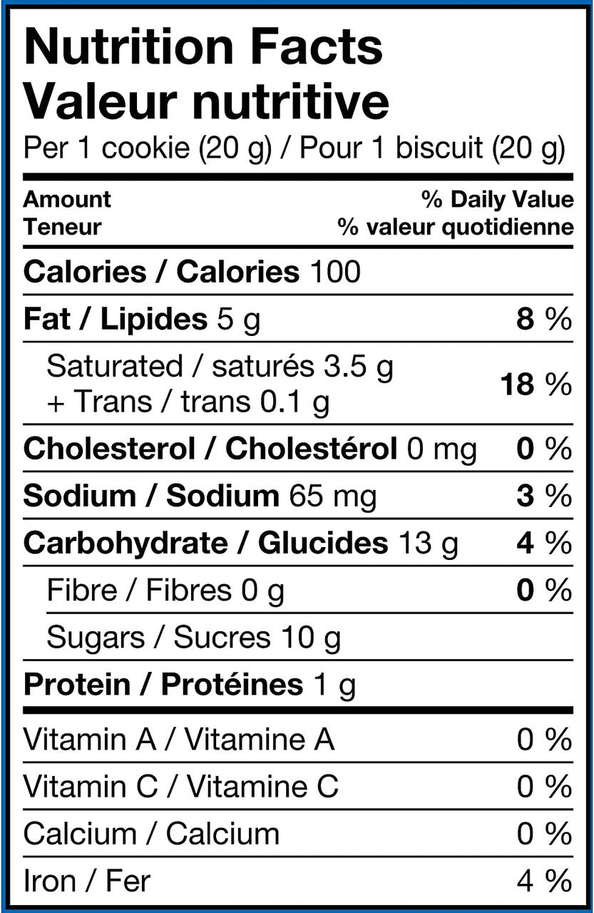 Christie White Fudge Covered Oreo Cookies, 240g/8.4 oz Box Nutrition Facts