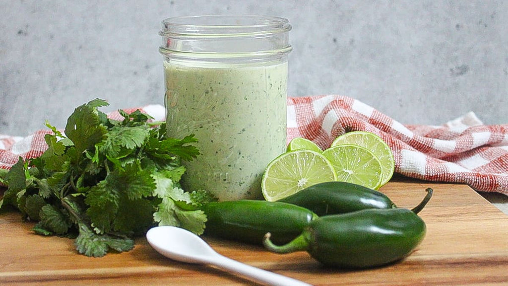 Compliments Jalapeno Cilantro Crema Sauce, 245ml/8.6 fl. oz. Bottle