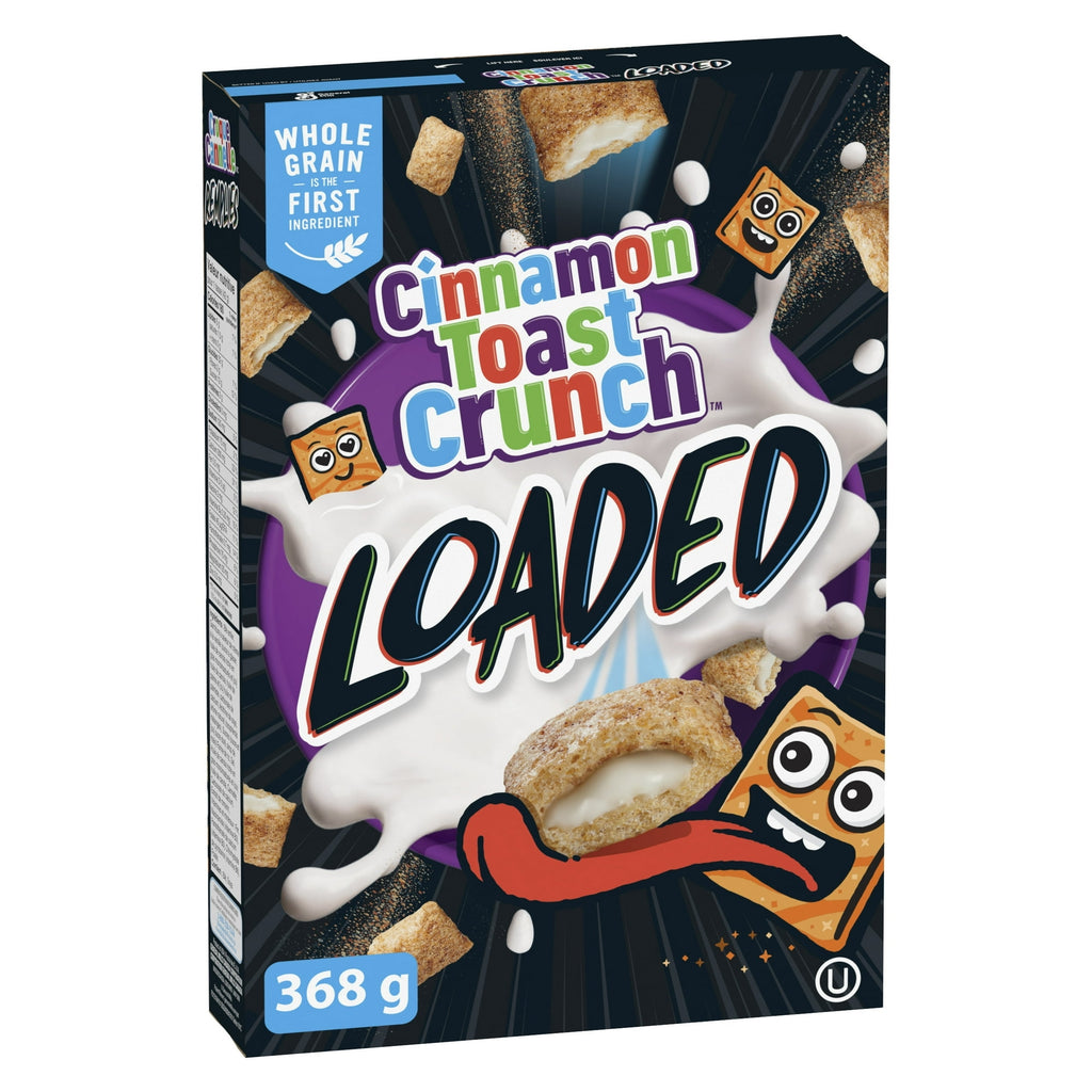 Cinnamon Toast Crunch Loaded with Vanilla Creme Filling Cereal, 227g/8 oz