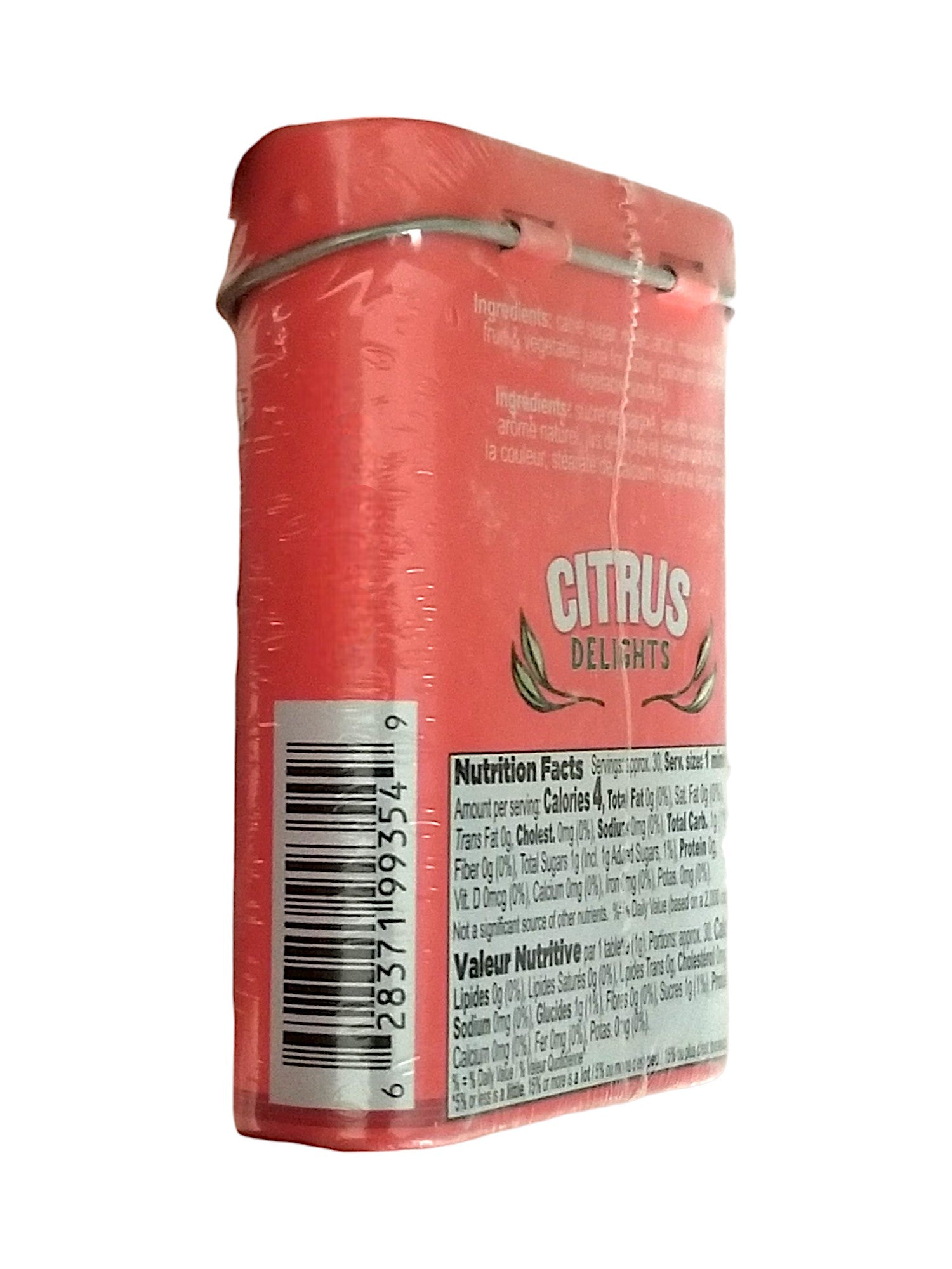 Citrus Delights Candy Pastilles, Pink Grapefruit Flavor, 30g/1.07 oz