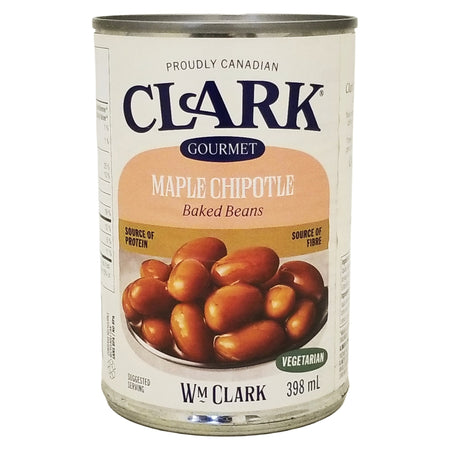 Clark Gourmet Maple Chipotle Baked Beans 398 ml (14 fl oz), front of package