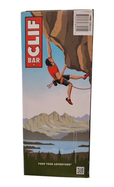 Clif Energy Bars, 22 Bars Variety Pack, 22 x 68g/2.4 oz. Box Side
