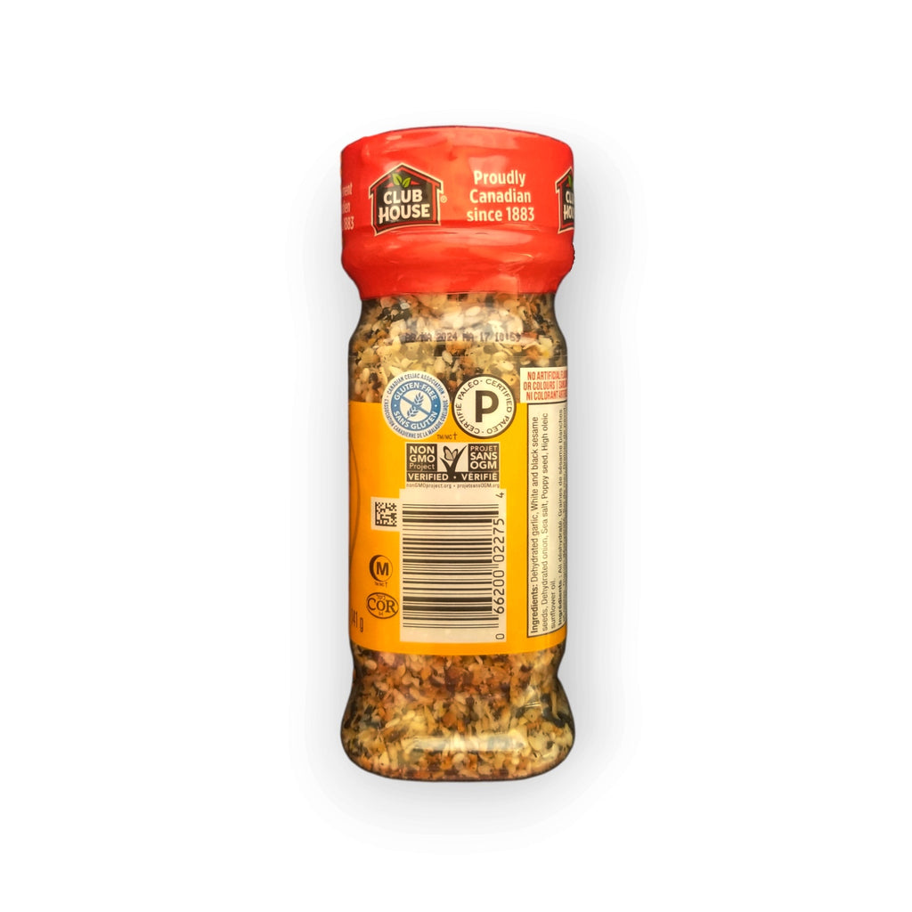 Club House Everything Bagel Seasoning, 141g/5 oz. Shaker