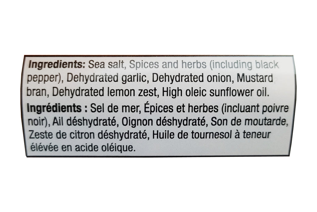 Club House All Purpose Seasoning, Garlic and Onion with Black Pepper and Sea Salt, 127g/4.4 oz. {Imported from Canada}