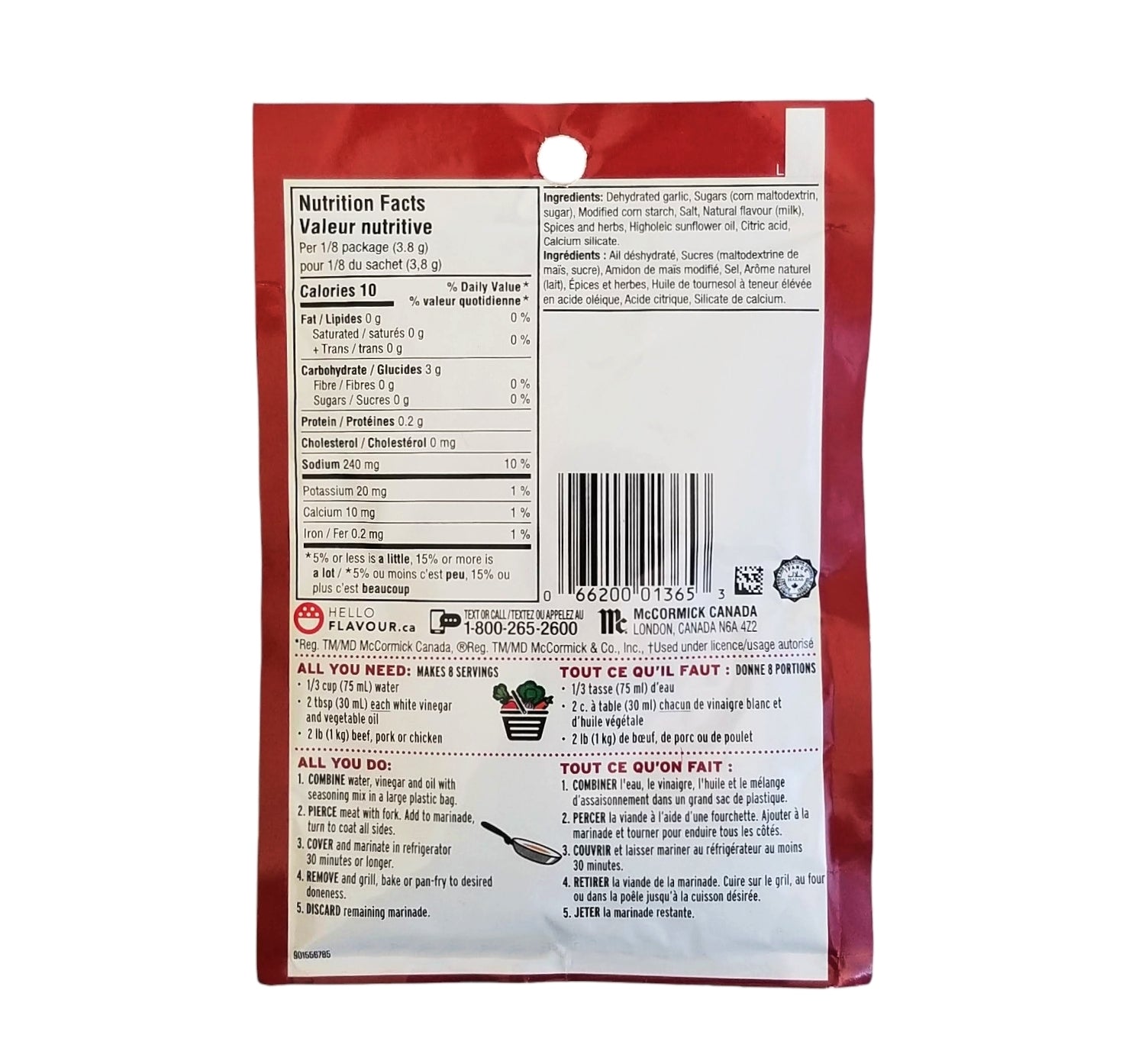 Club House Greek Marinade Seasoning Mix, 30g/1 oz. Packet