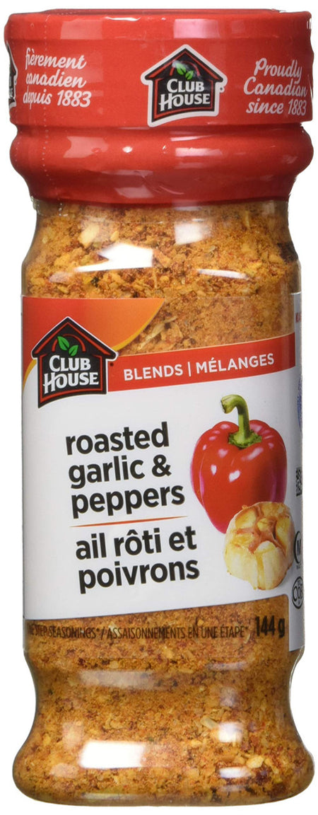 Club House, Herbs & Spices, Blends, Roasted Garlic & Peppers, 144g/5oz