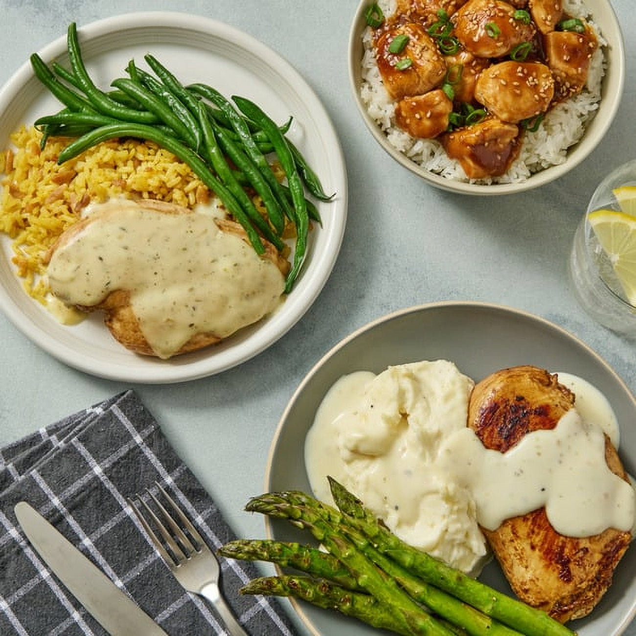 Club House Lemon & Herb Butter Gravy Mix, 24g/0.8 oz. Pouch - Gravy On Chicken