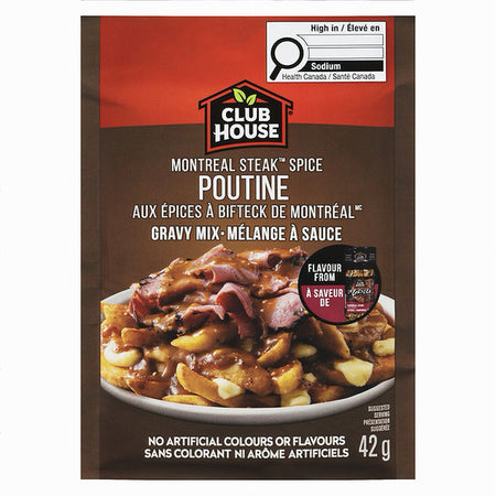 Club House Montreal Steak Spice Poutine Gravy Mix 42g