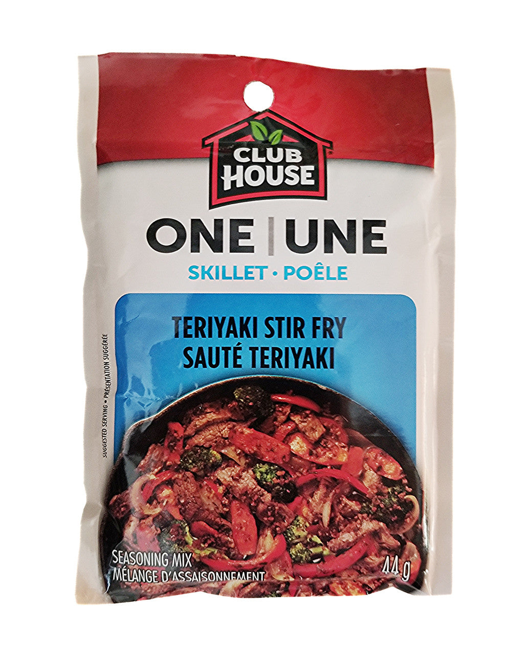 Club House One Skillet Teriyaki Stir Fry Seasoning Mix, 44g/1.5 oz., {Imported from Canada}