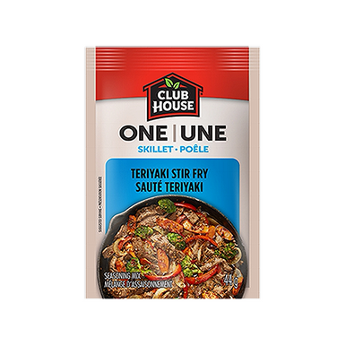 Club House One Skillet Teriyaki Stir Fry Seasoning Mix, 44g/1.5 oz., {Imported from Canada}