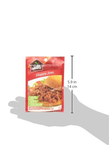 Club House Sloppy Joes Seasoning Mix, 37g/1.3oz Bag Size