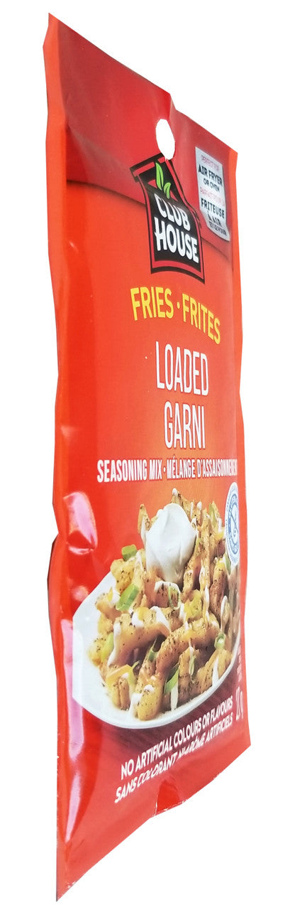 Club House Loaded Fries Seasoning Mix, 27g/0.9 oz. Packet{Imported from Canada}
