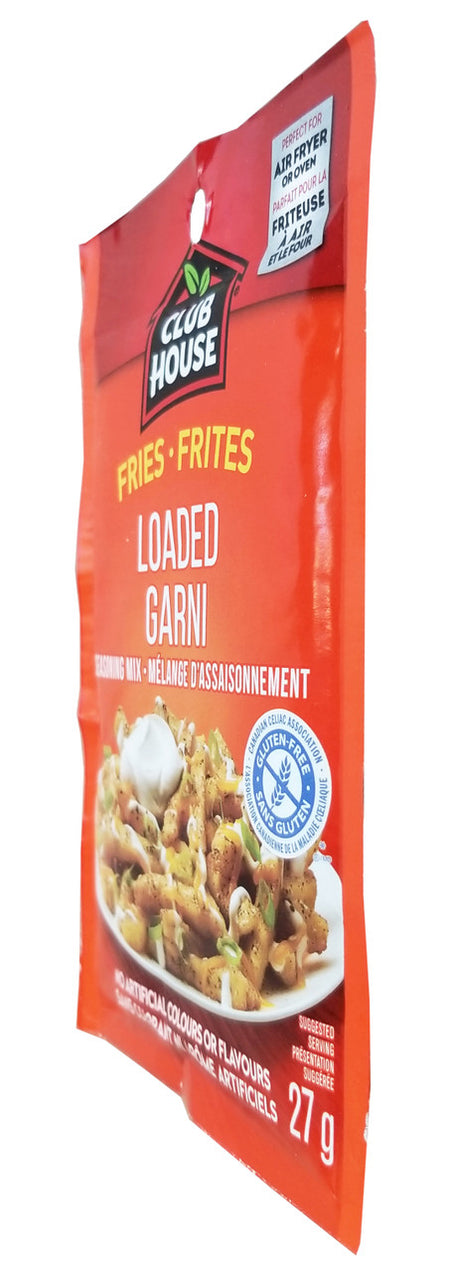 Club House Loaded Fries Seasoning Mix, 27g/0.9 oz. Packet{Imported from Canada}
