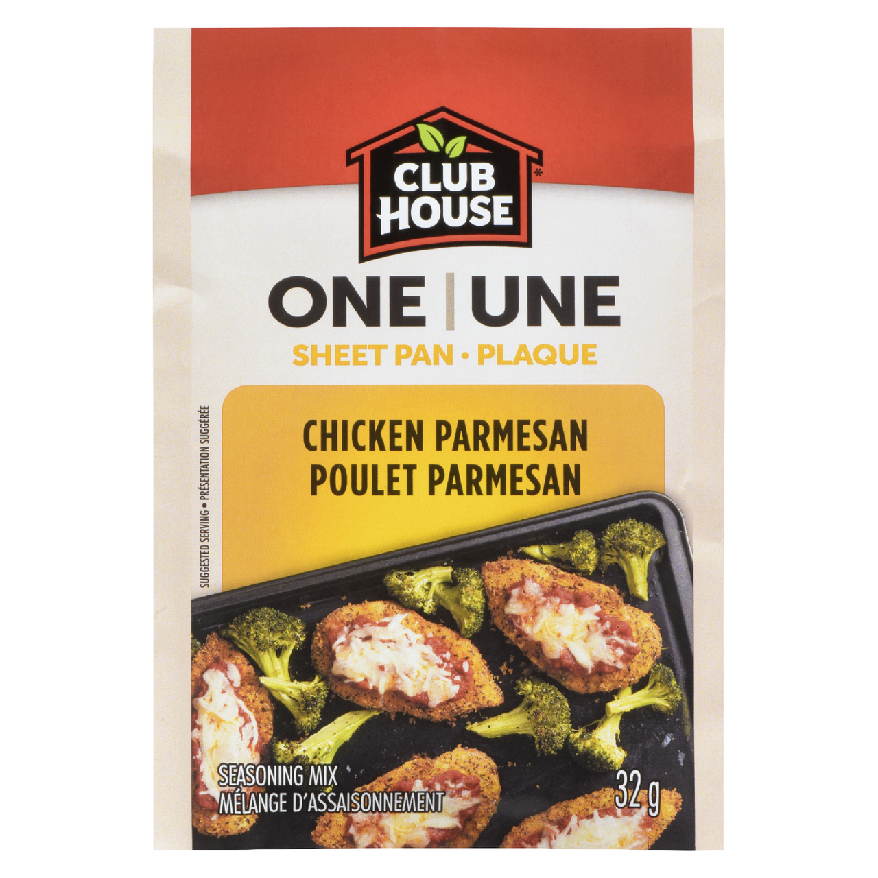 Club House One Sheet Pan Chicken Parmesan Seasoning Mix, 32g/1.1 oz., {Imported from Canada}