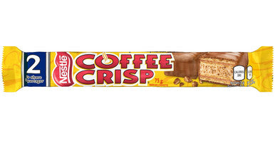 Nestle Coffee Crisp King Size, 24pk, 2 Bars in Each Pack, 75g/ Pack, {Imported from Canada}
