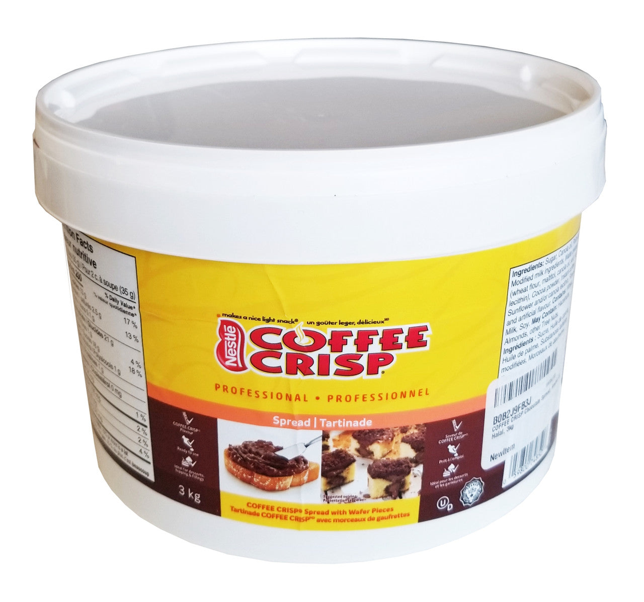 Nestle Professional Coffee Crisp Chocolate Spread, 3kg/6.5 lbs., {Imported from Canada}