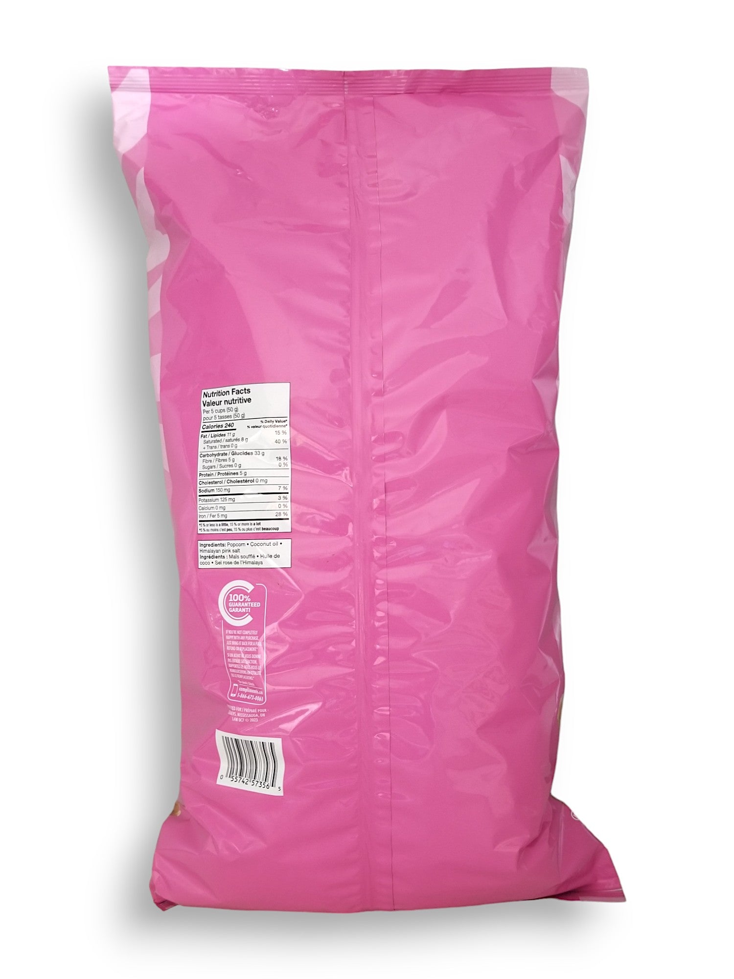 Complements Himalayan Pink Salt Popcorn, 320g/11.3 oz., Bag