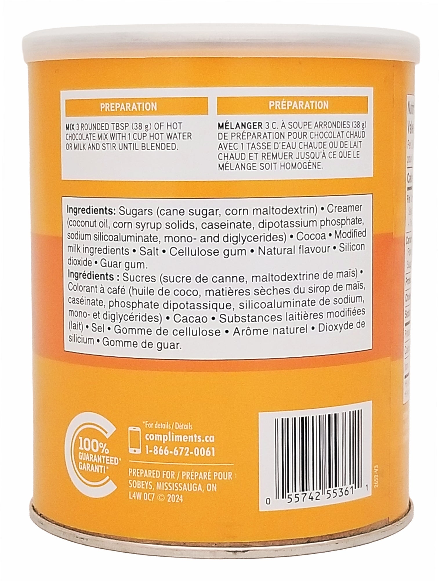 Compliments Salted Caramel Instant Hot Chocolate Mix 500g - Premium Cocoa